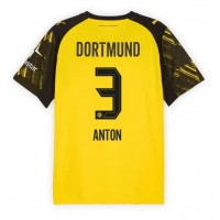 Borussia Dortmund Waldemar Anton #3 Domáci futbalový dres 2025-26 Krátky Rukáv